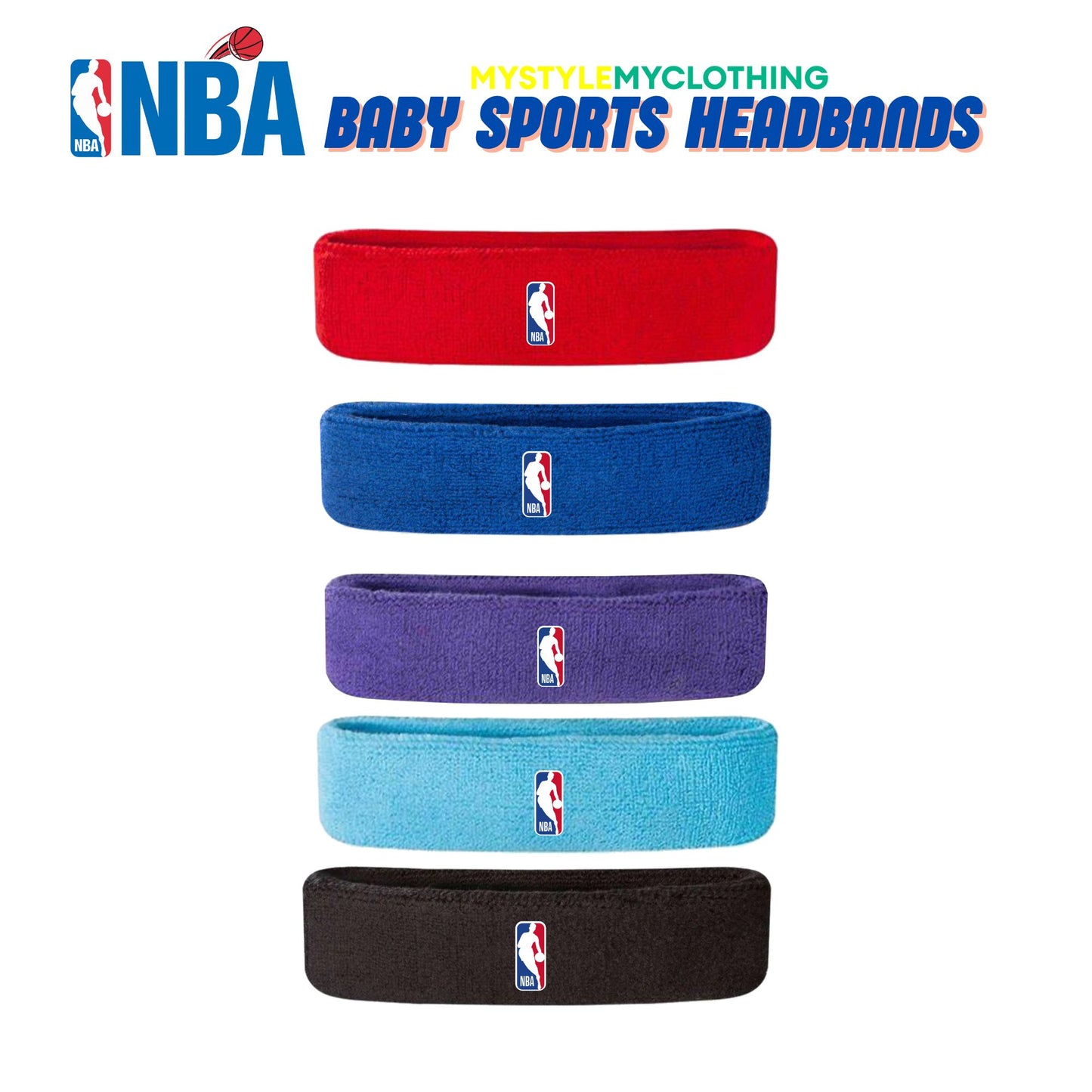 Baby Basketball Sports Headbands - NBA