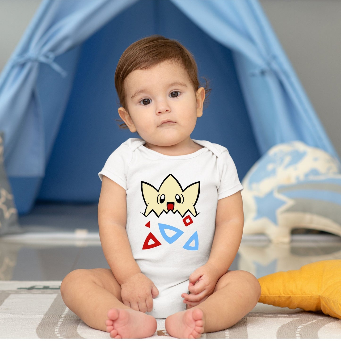 Baby Character Onesies with FREE Name Back Print- Pokemon-Togepi