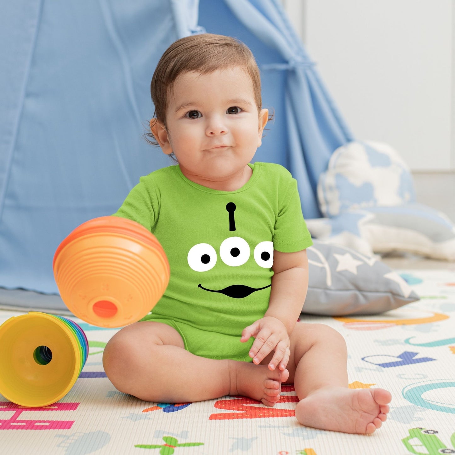 Baby Character Onesies- Toy Story Three-Eye Alien