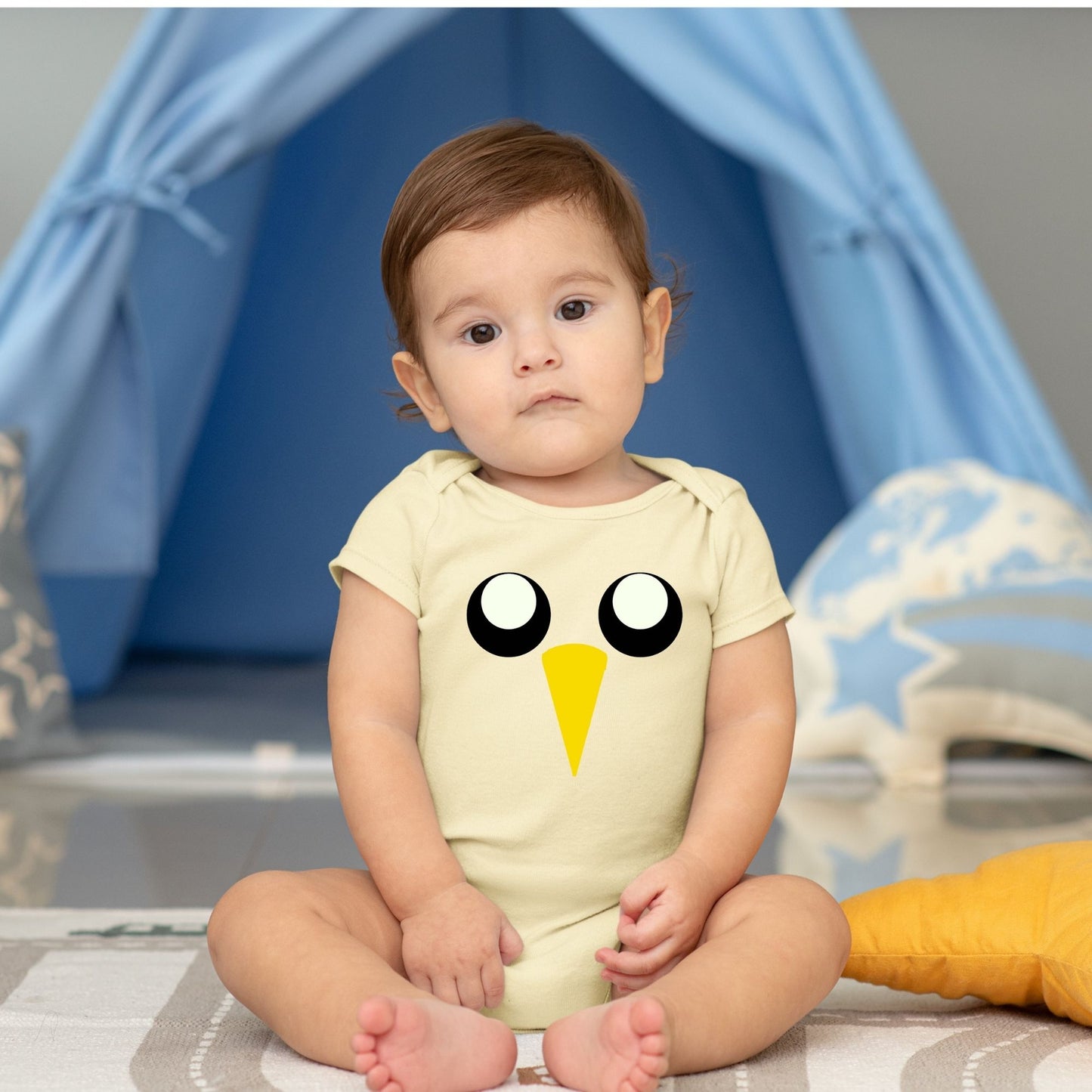 Baby Character Onesies - Adventure Time Gunter yellow