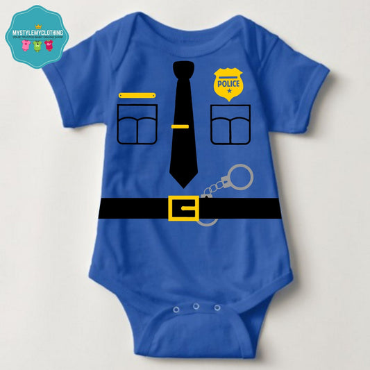 Baby Career Onesies - Police with Free Name Badge