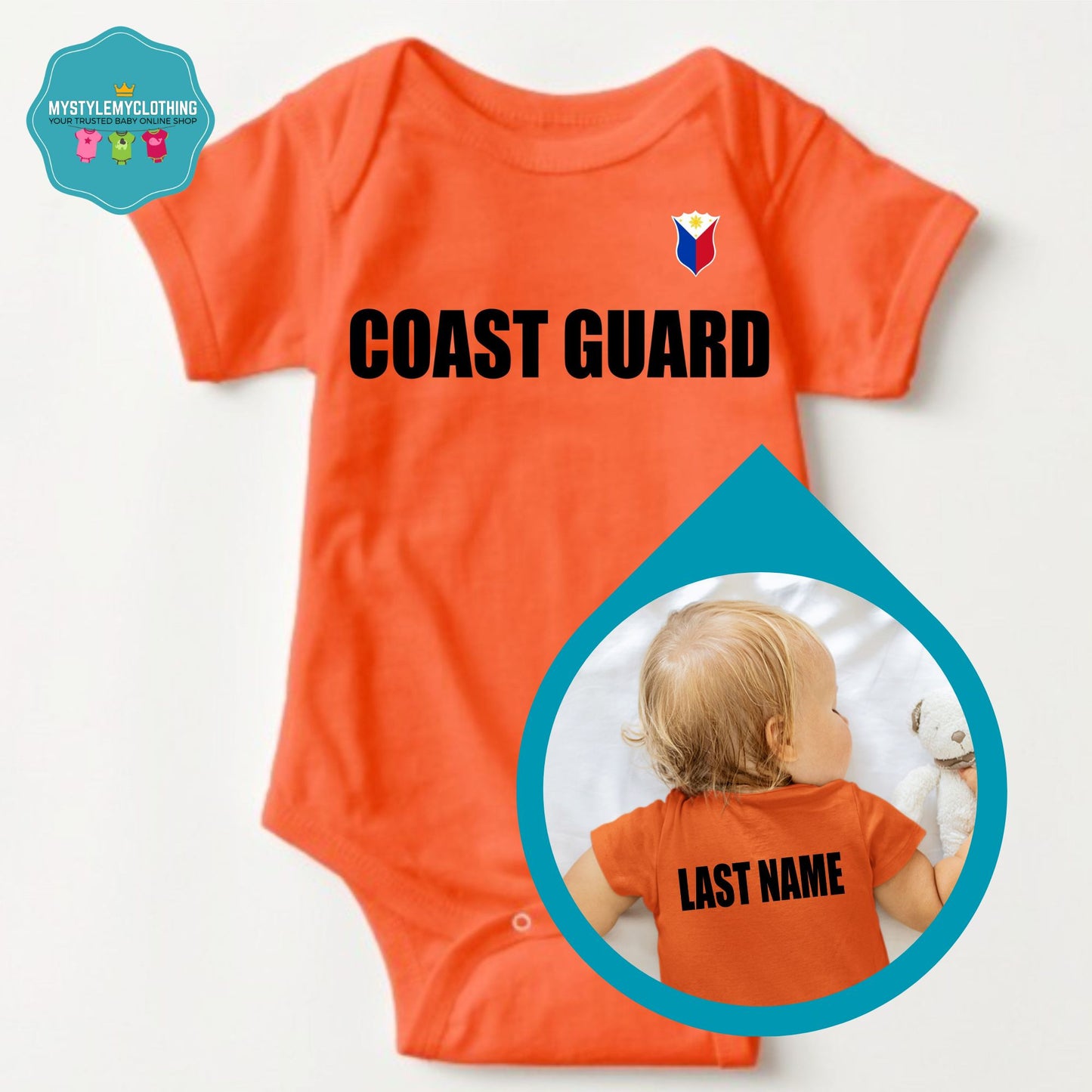 Baby Career Onesies with FREE Name Back Print -PCGuard