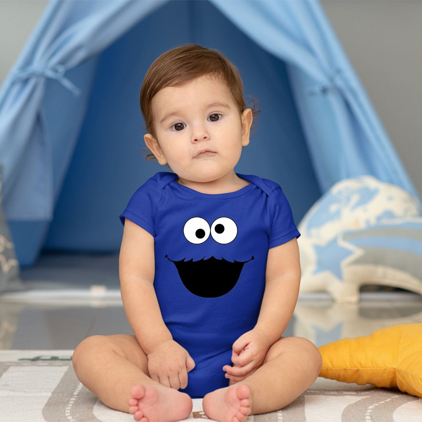 Baby Character Onesies - Sesame St. Cookie Monster