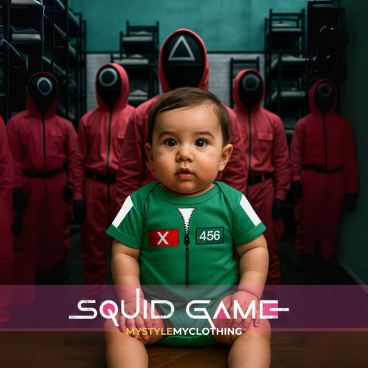 Baby Character Squid Game Onesies - Jacket and Shirt Inspired