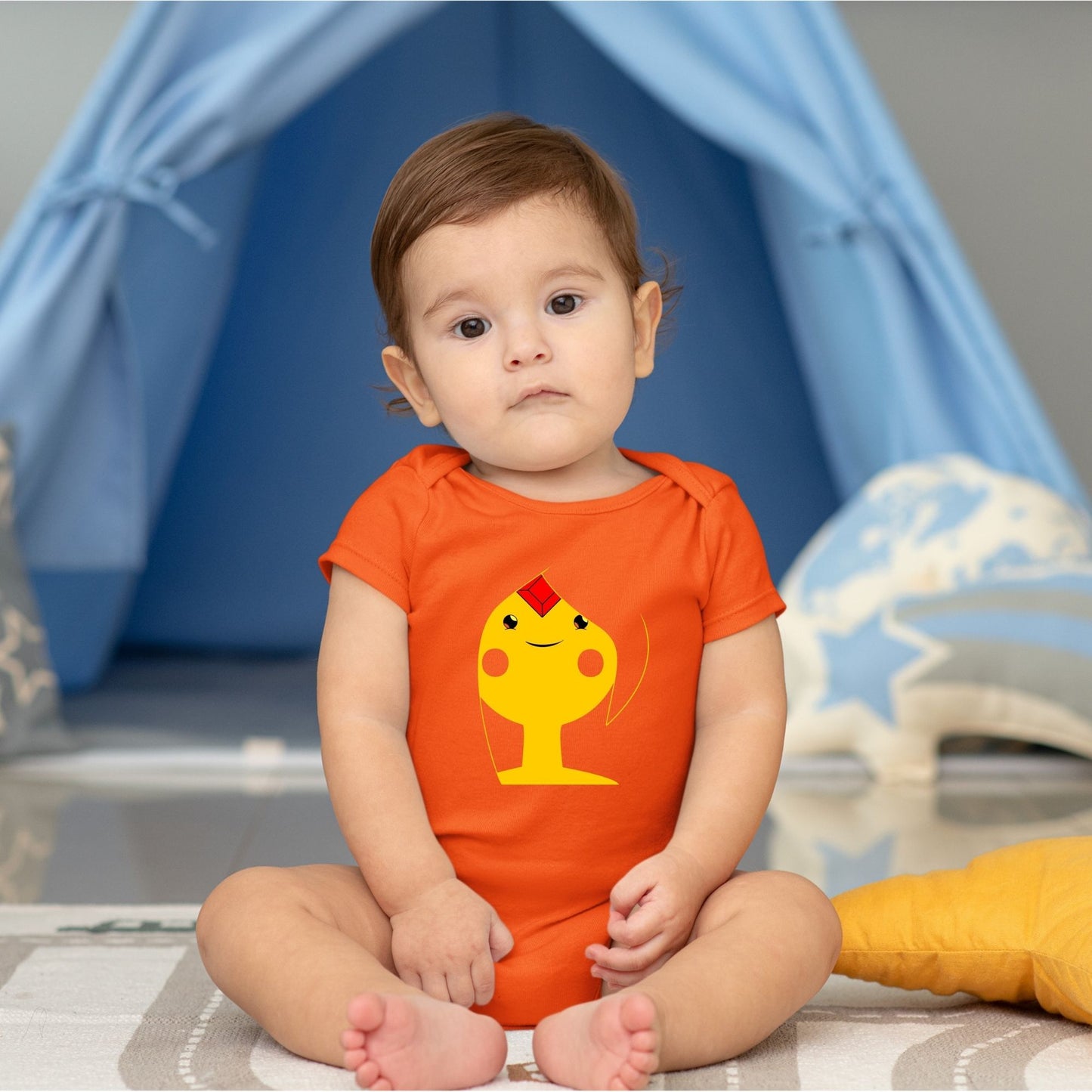 Baby Character Onesies with Name Back Print - Adventure Time Flame Princess