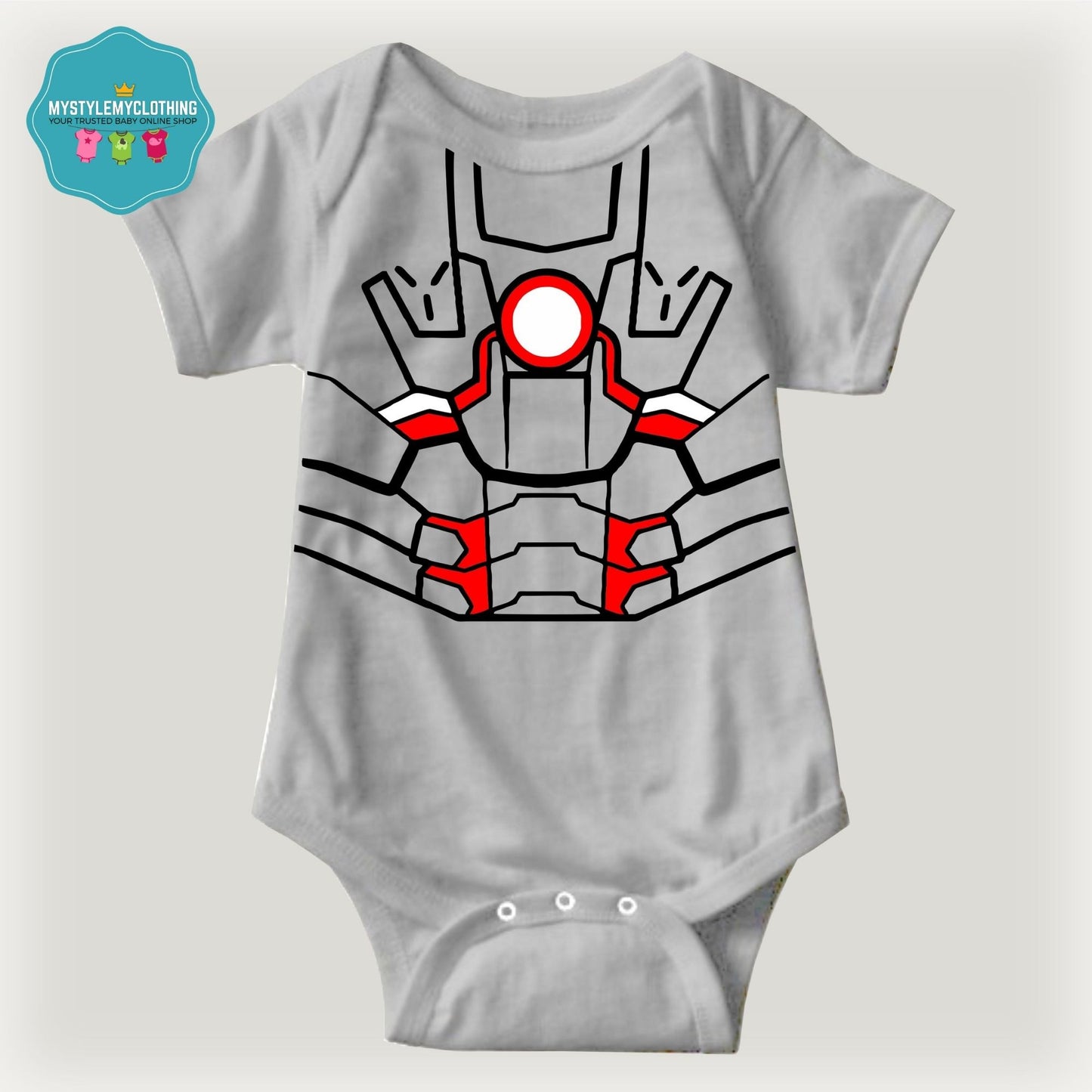 Baby Superhero Onesies - War Machine