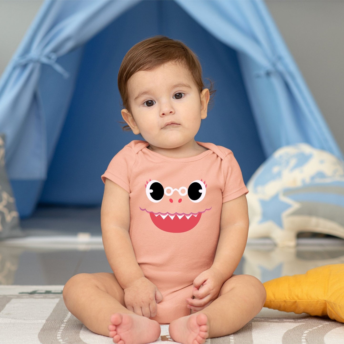 Baby Character Onesies - Grandma Shark