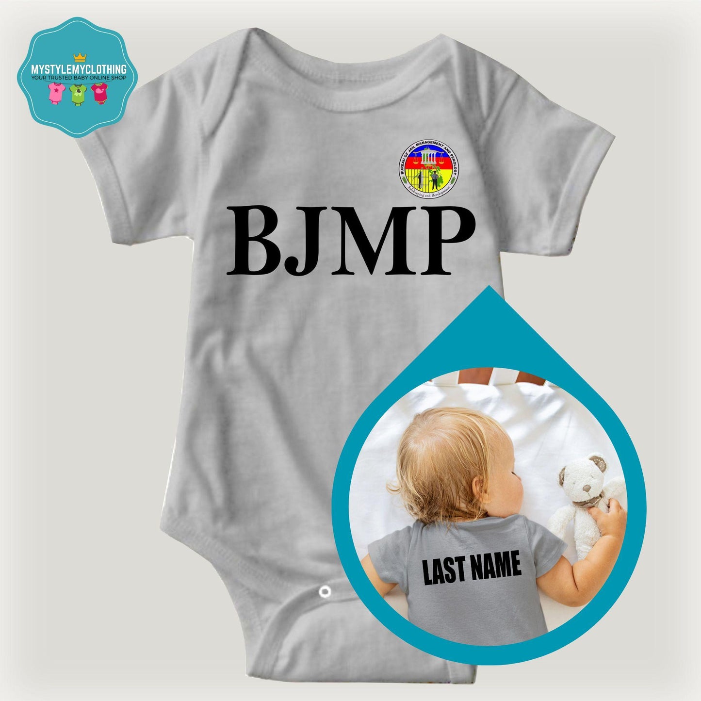 Baby Career Onesies with FREE Name Back Print -B.J.M.P
