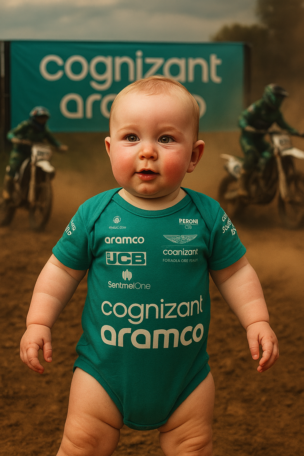 Baby Career Onesies - Motocross ARAMCO