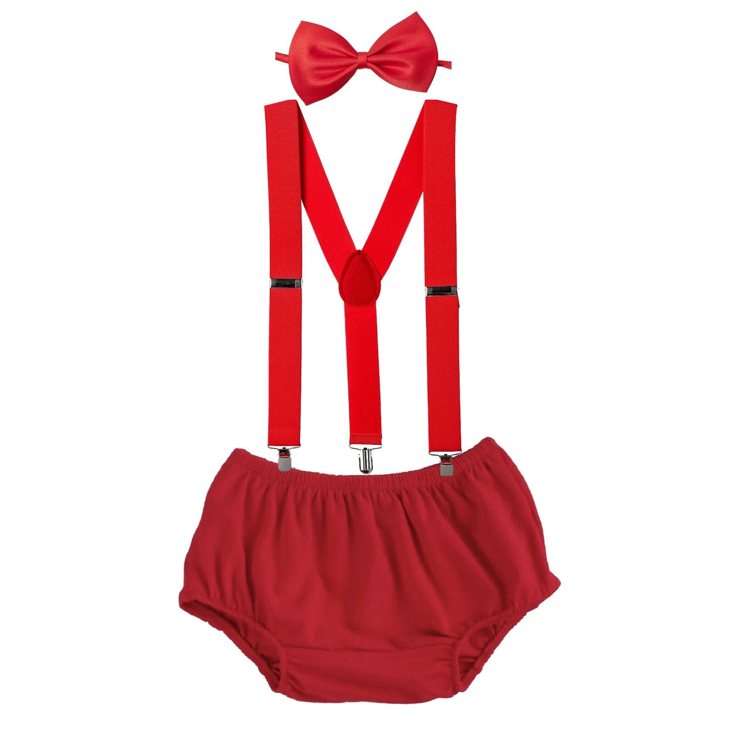Baby Cake Smash Set - Little Man Red