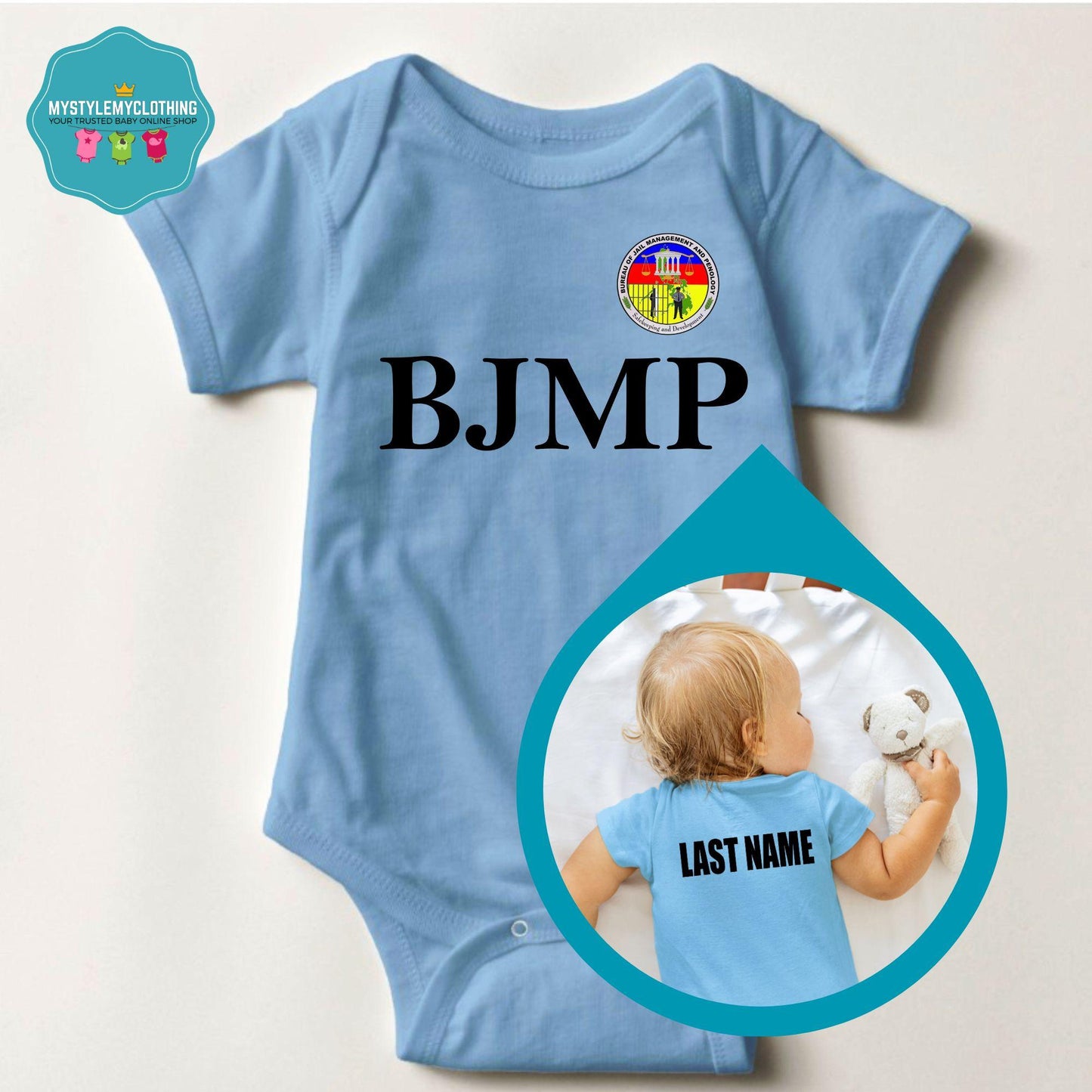Baby Career Onesies with FREE Name Back Print -B.J.M.P