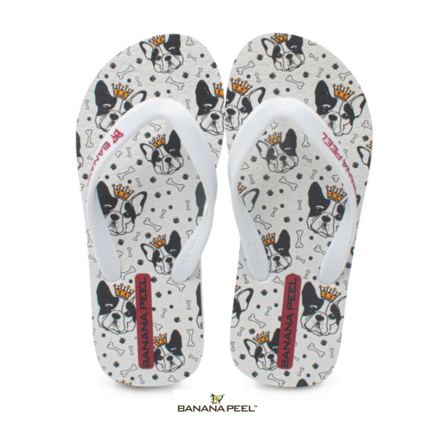Banana Peel Boys Slippers Kids Kingly Tikes - Doggo Royalty