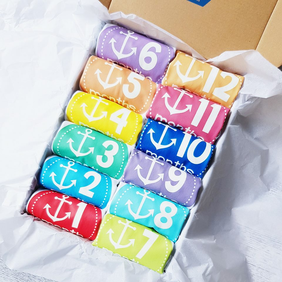 Baby Custom Monthly Onesies - Set