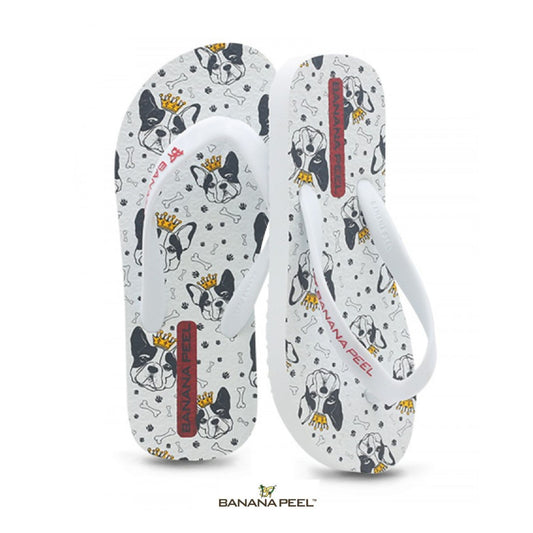 Banana Peel Boys Slippers Kids Kingly Tikes - Doggo Royalty