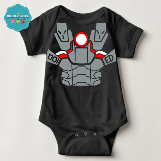 Baby Superhero Onesies - War Machine EndGame