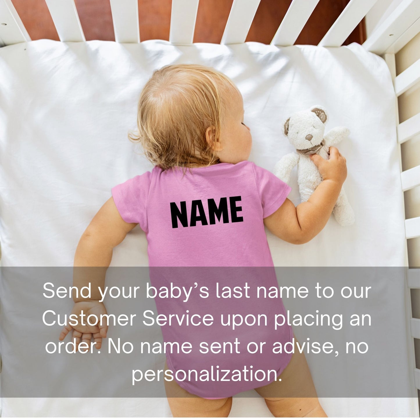 Baby Character Onesies with FREE Name Back Print  - Pokemon Kirby