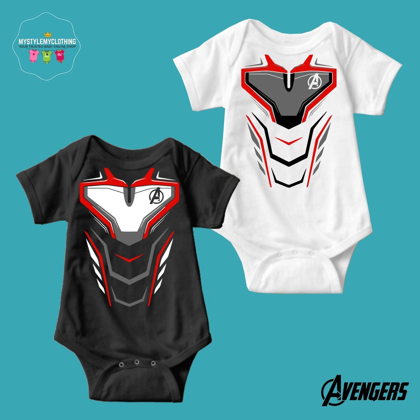 Baby Superhero Onesies - Avengers II