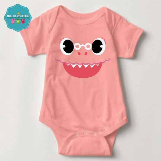 Baby Character Onesies - Grandma Shark