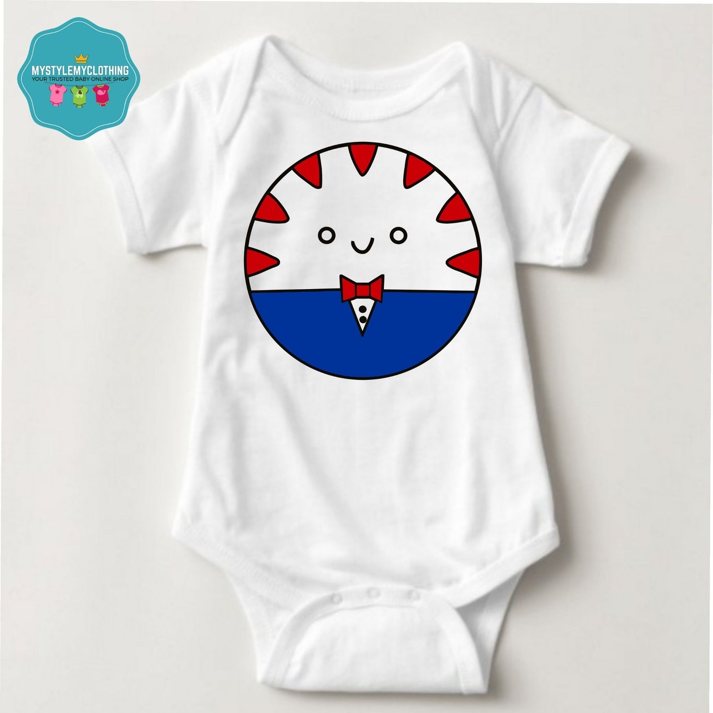 Baby Character Onesies with FREE Name Back Print  - Adventure Time Peppermint Butler