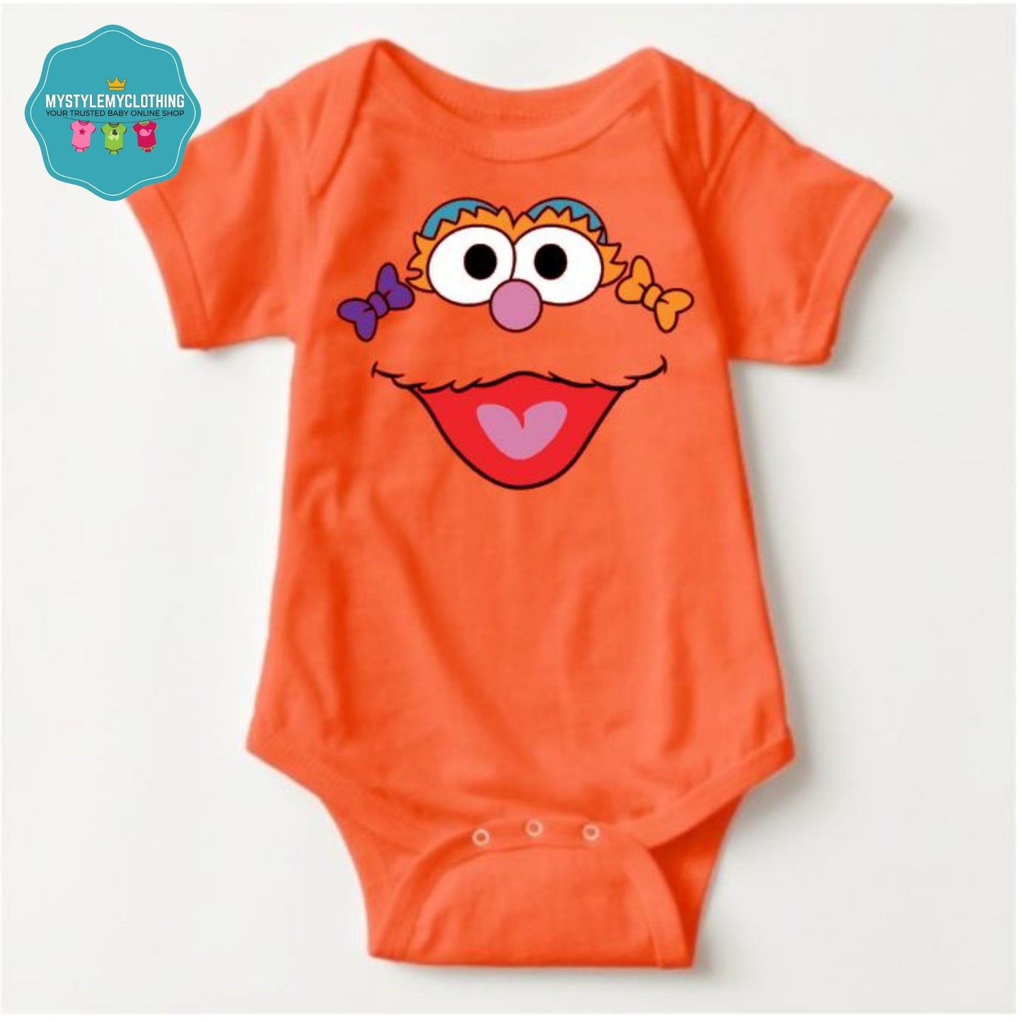 Baby Character Onesies - Sesame St. Zoe