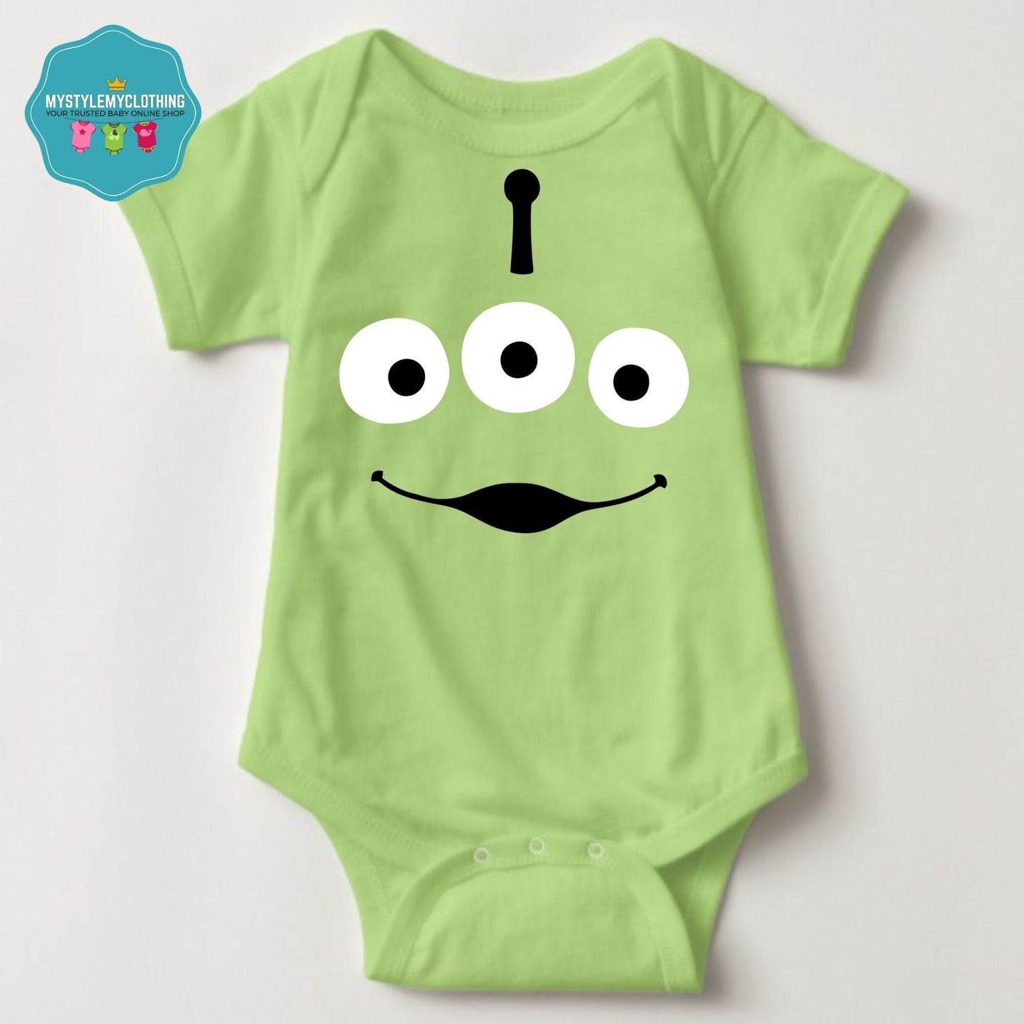 Baby Character Onesies- Toy Story Three-Eye Alien