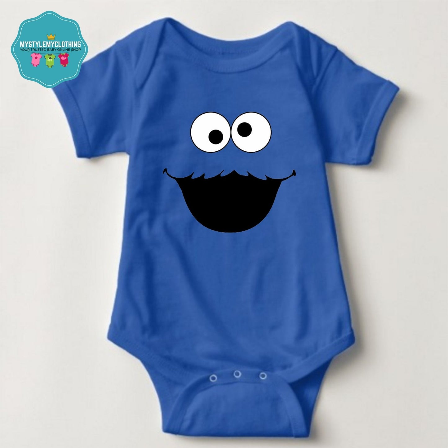 Baby Character Onesies - Sesame St. Cookie Monster