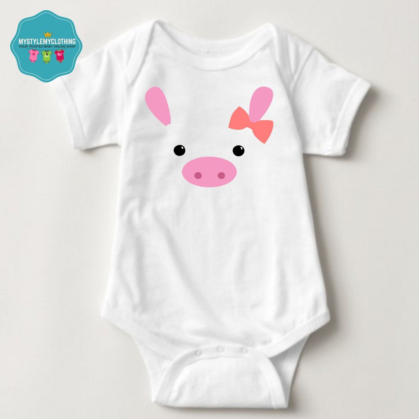 Baby Character Onesies - Cute Pig