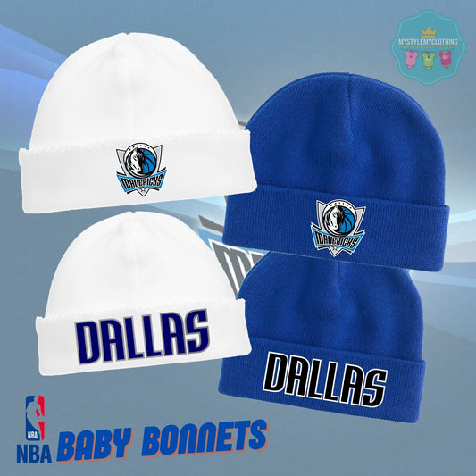 Baby Basketball Bonnets - Dallas