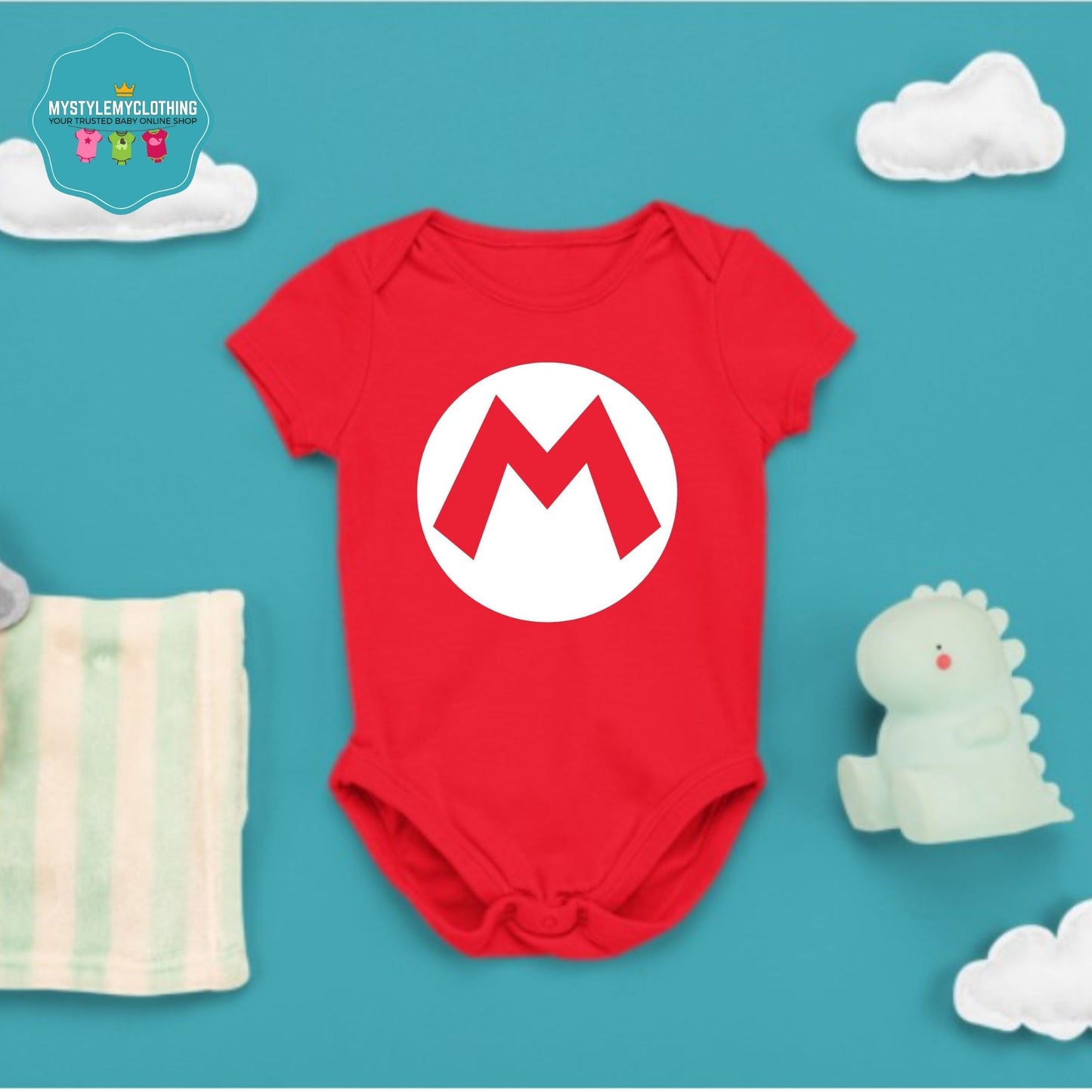 Baby Character Onesies - Mario