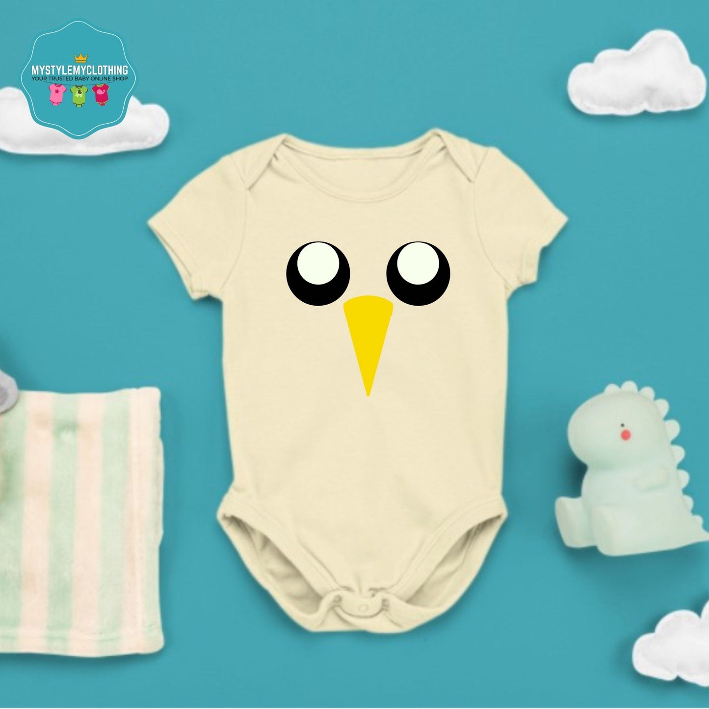 Baby Character Onesies - Adventure Time Gunter yellow