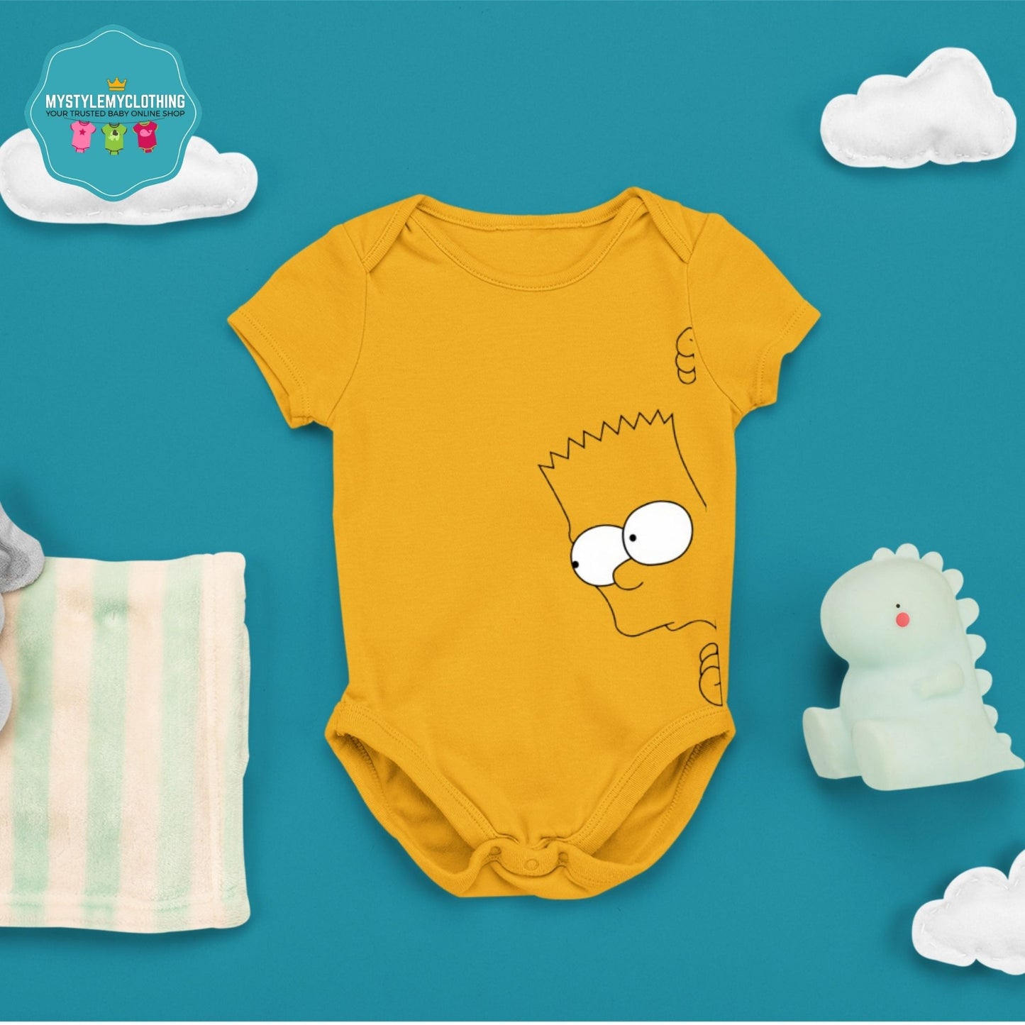 Baby Character Onesies - Bart