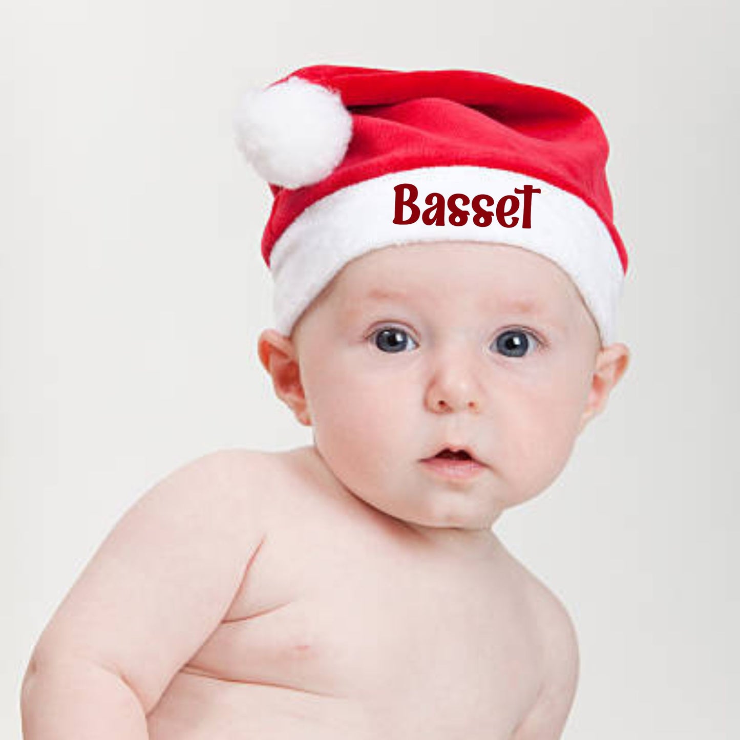 Baby and Toddlers Customized Personalized Santa Hats