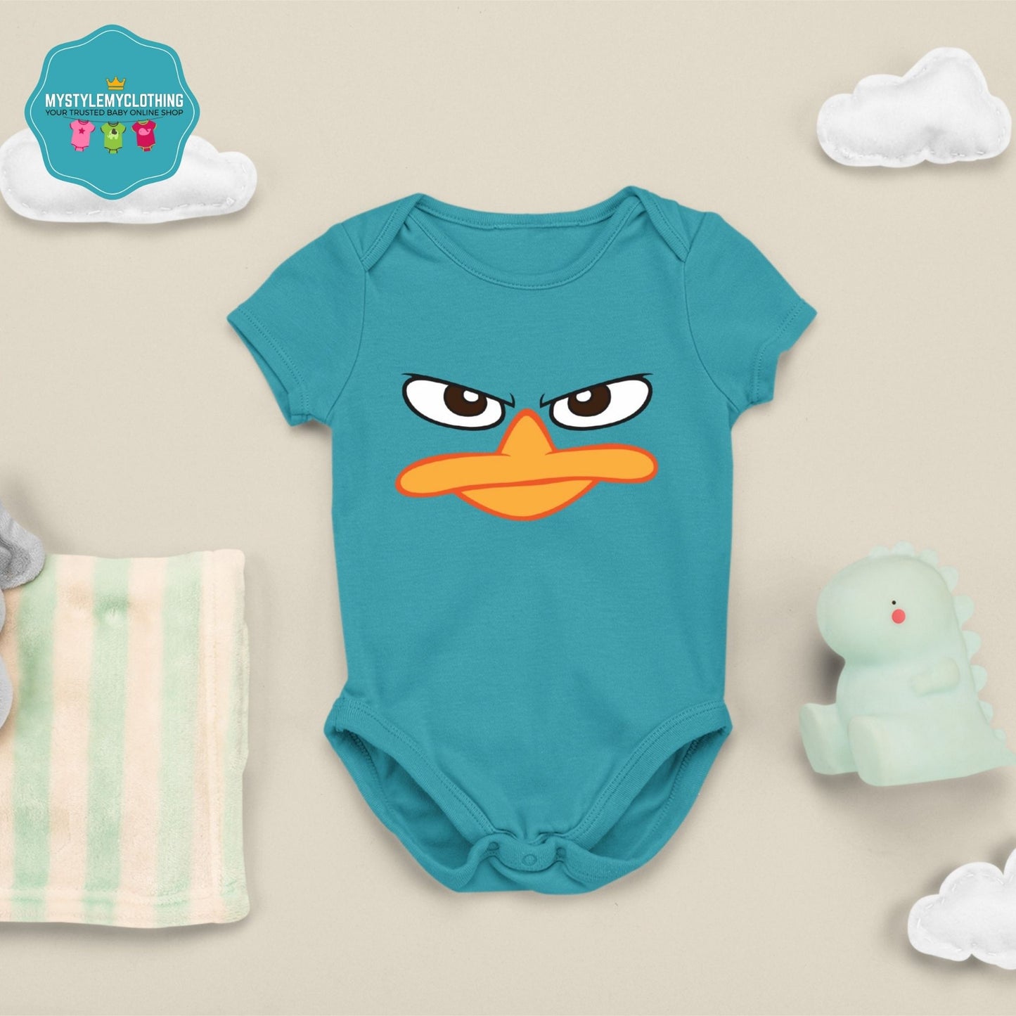 Baby Character Onesies - Perry the Platypus