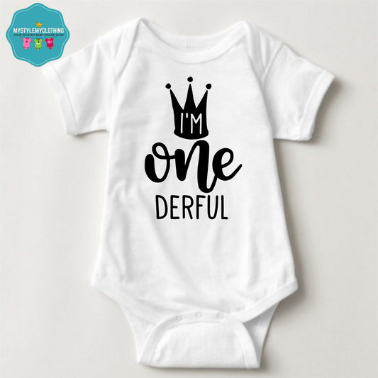 Baby Birthday Onesies - OneDerful