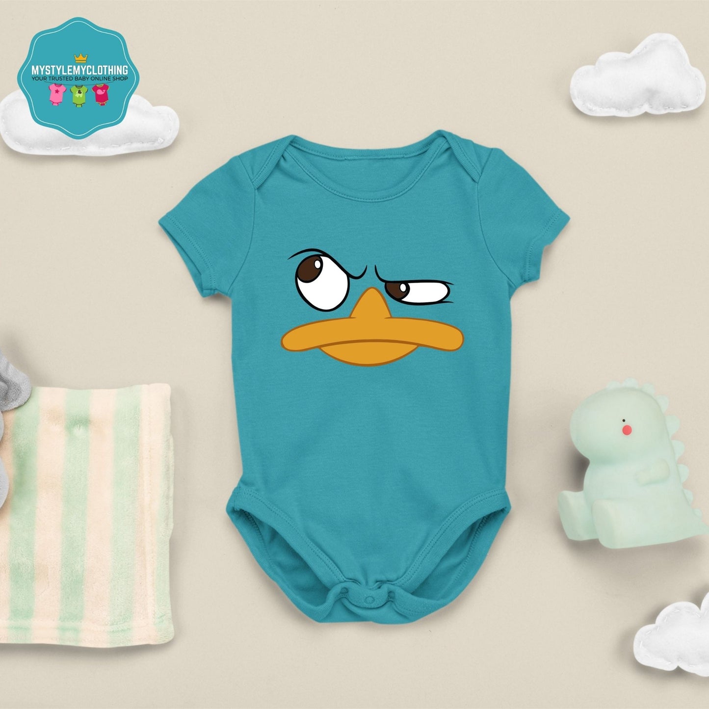 Baby Character Onesies - Perry the Platypus