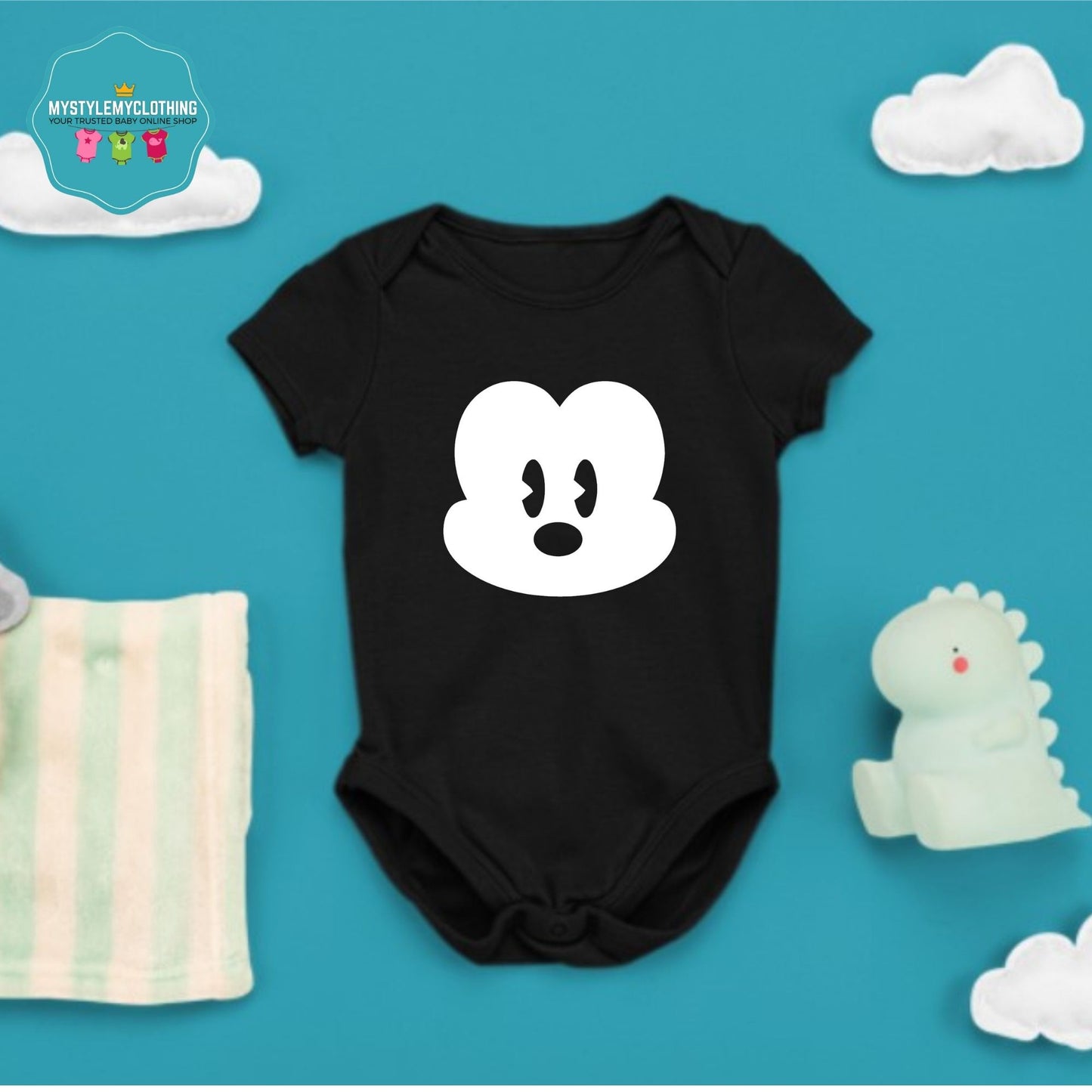 Baby Character Onesies - Chibi Mickey