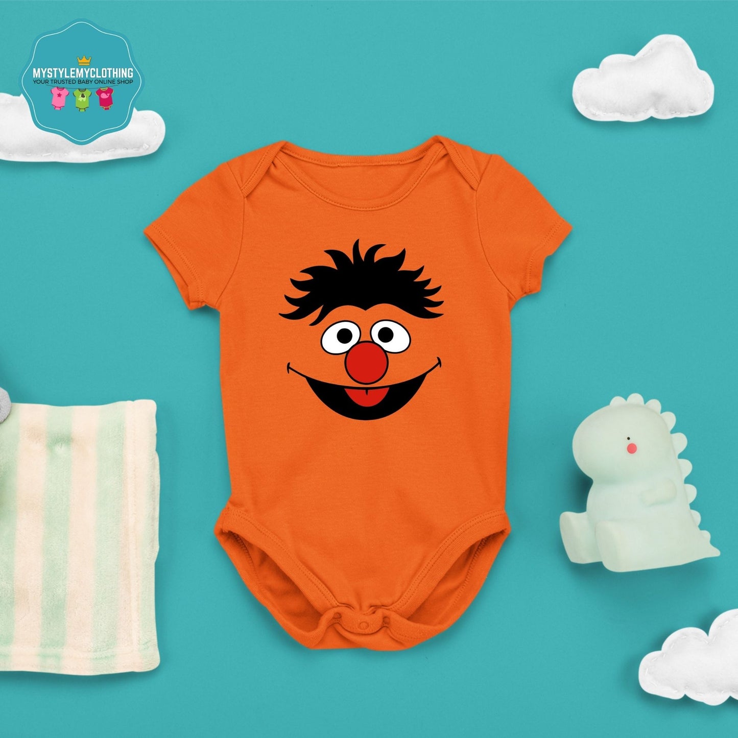 Baby Character Onesies - Sesame St. Ernie