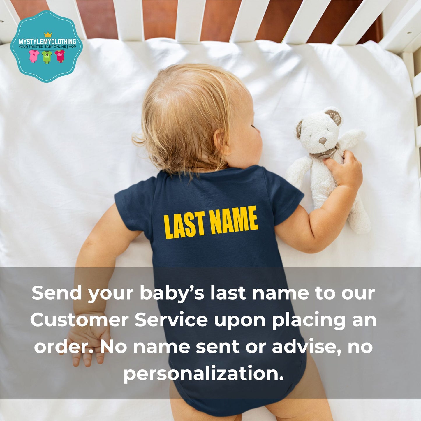 Baby Career Onesies with FREE Name Back Print -PAirFORCE