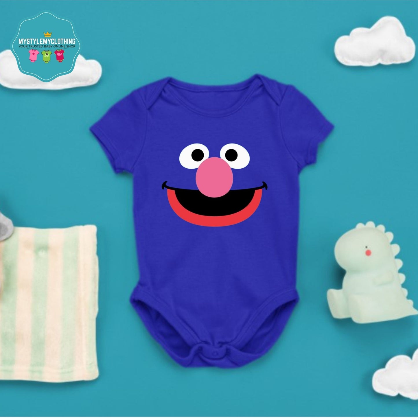 Baby Character Onesies - Sesame St.  Grover