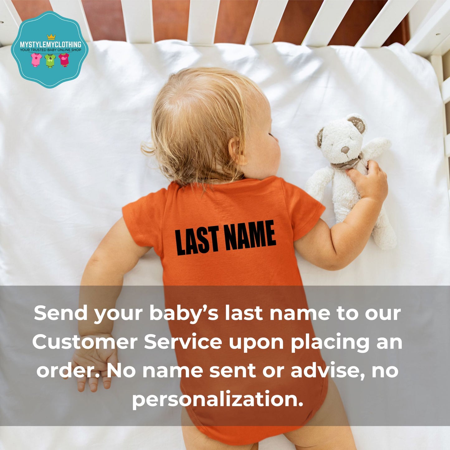 Baby Career Onesies with FREE Name Back Print -PCGuard