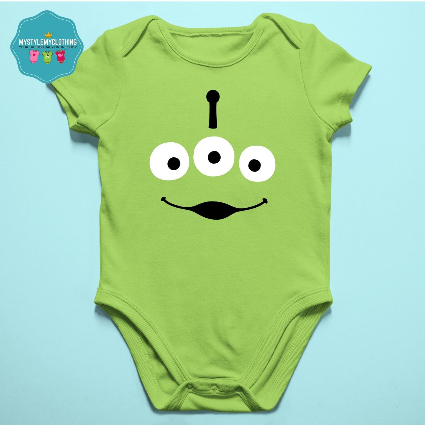 Baby Character Onesies- Toy Story Three-Eye Alien