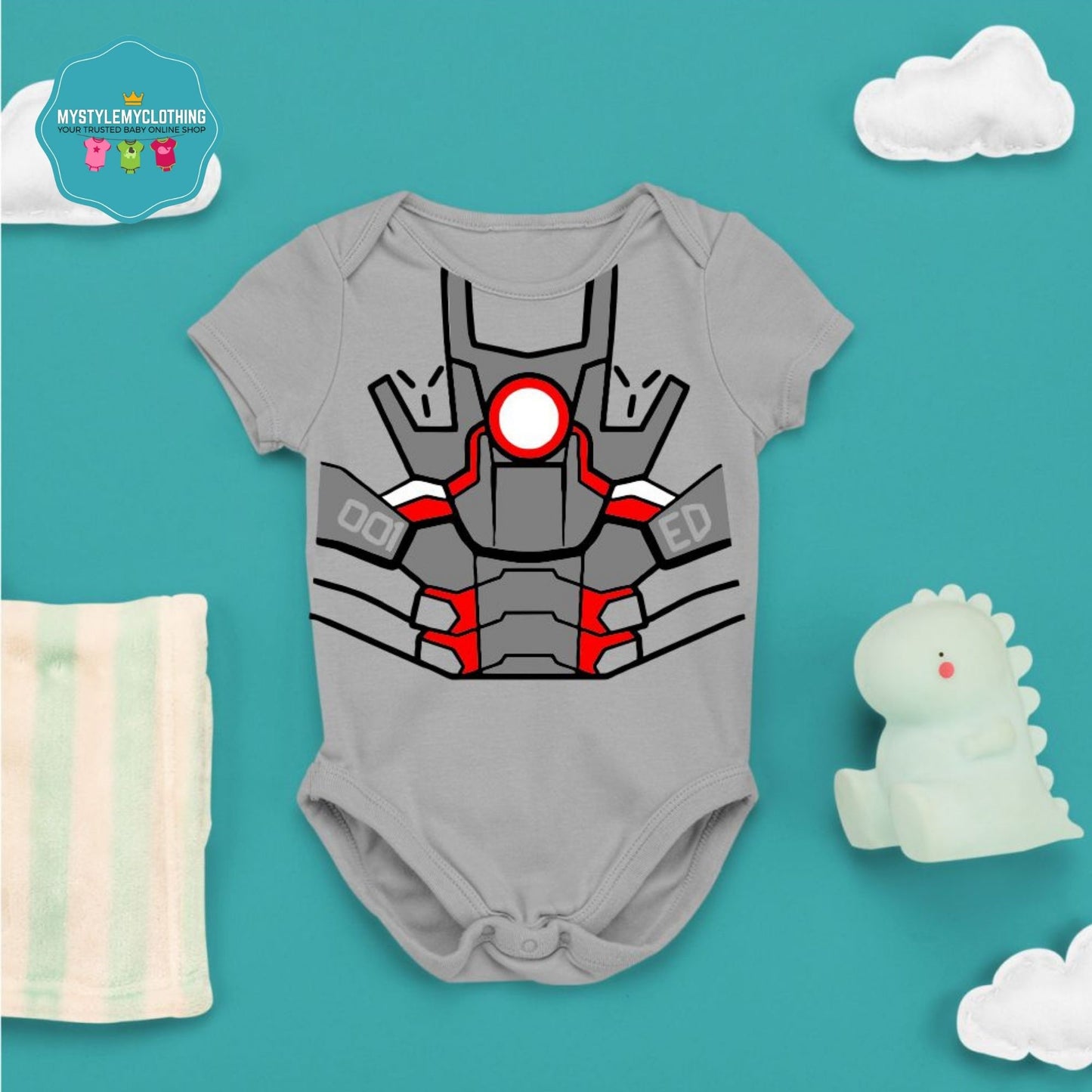 Baby Superhero Onesies - War Machine