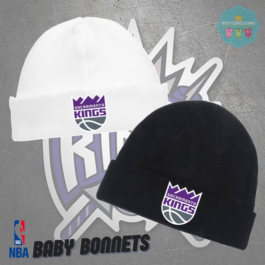 Baby Basketball Bonnets - Sacramento Kings