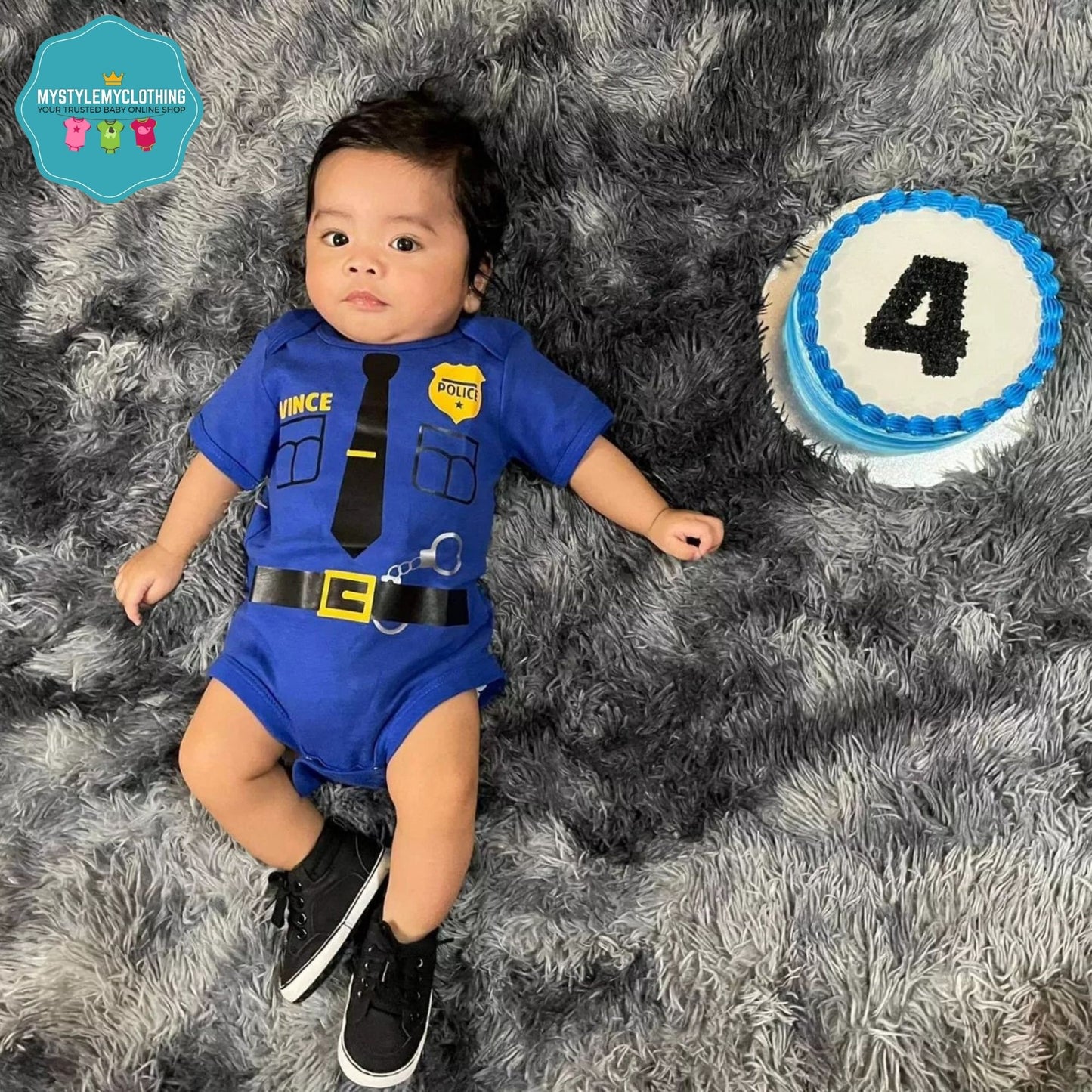 Baby Career Onesies - Police with Free Name Badge