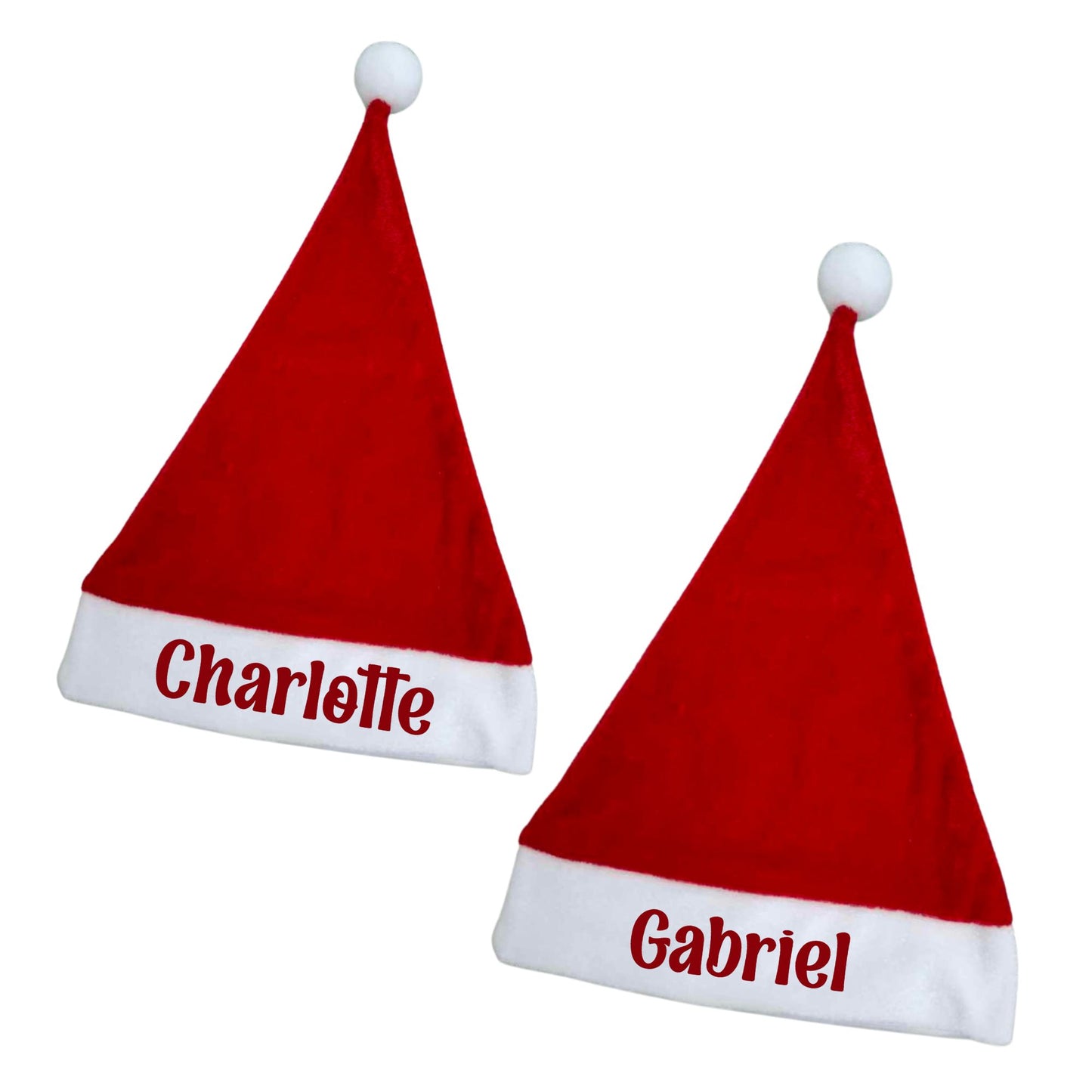 Baby and Toddlers Customized Personalized Santa Hats