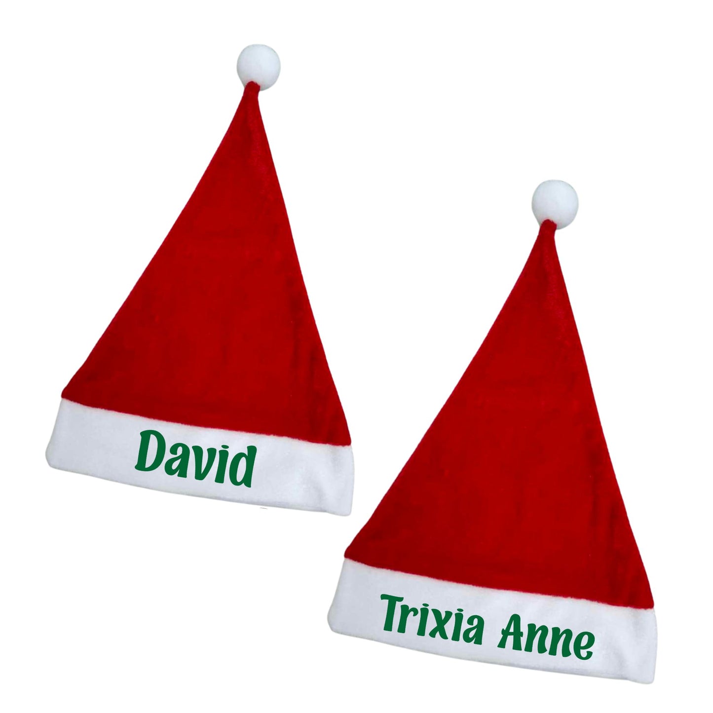 Baby and Toddlers Customized Personalized Santa Hats