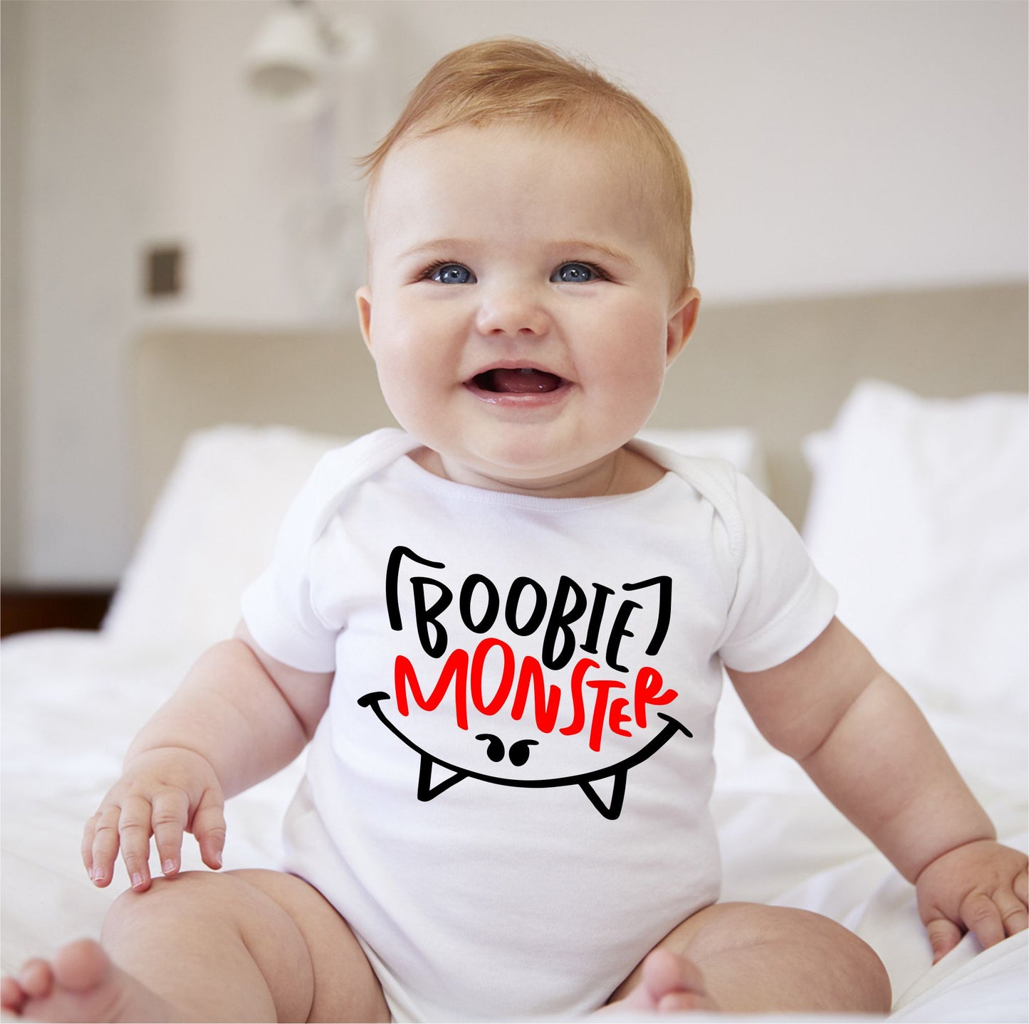 Baby Statement Onesies- Boobie Monster