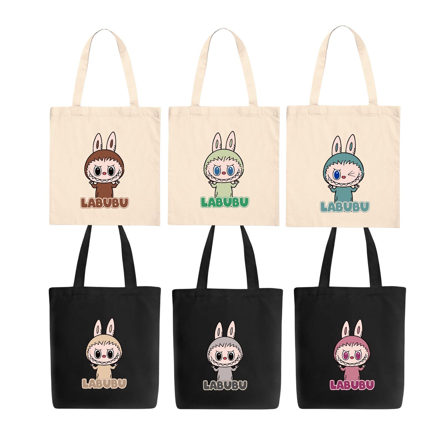 Labubu Monster Tote Bags