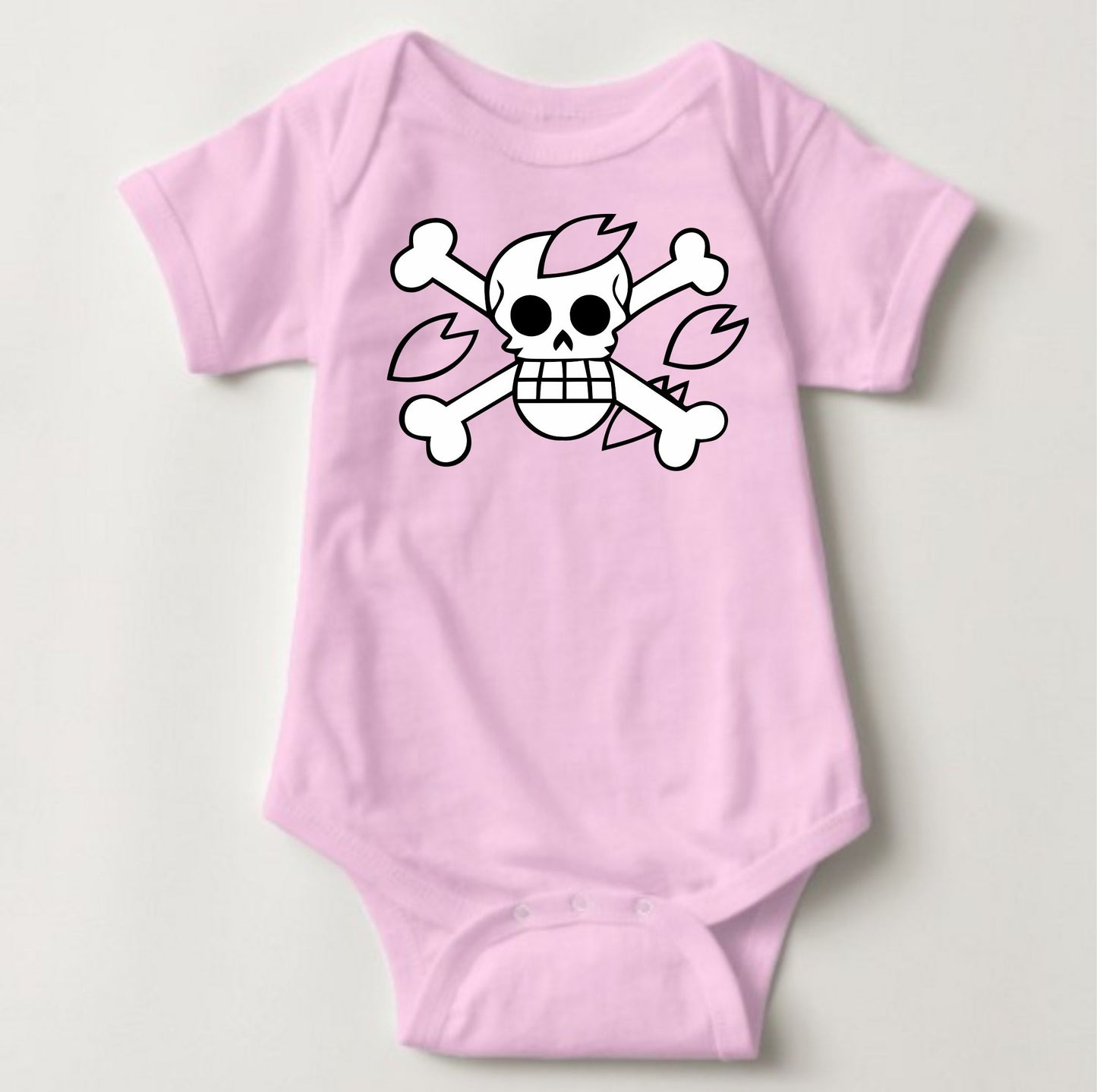 Baby Character Onesies - Jolly Roger One Piece Colored