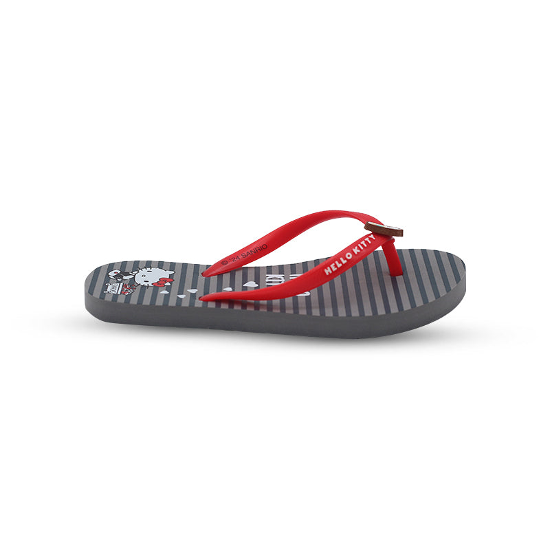 Banana Peel Girls Slippers Hello Kitty Snack - Dark Gray